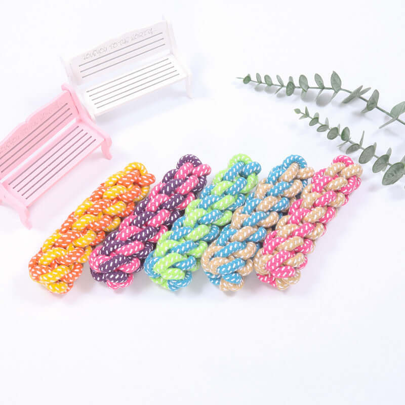 Interactive Rope Ball – Chew, Play, Clean Teeth for All Dogs!