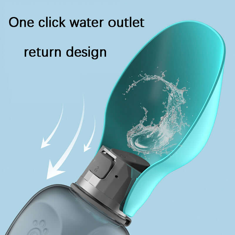 Portable Leakproof 800ml Dog Water Bottle