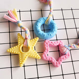 Colorful Rubber Chew Toy – Safe & Durable for Puppies