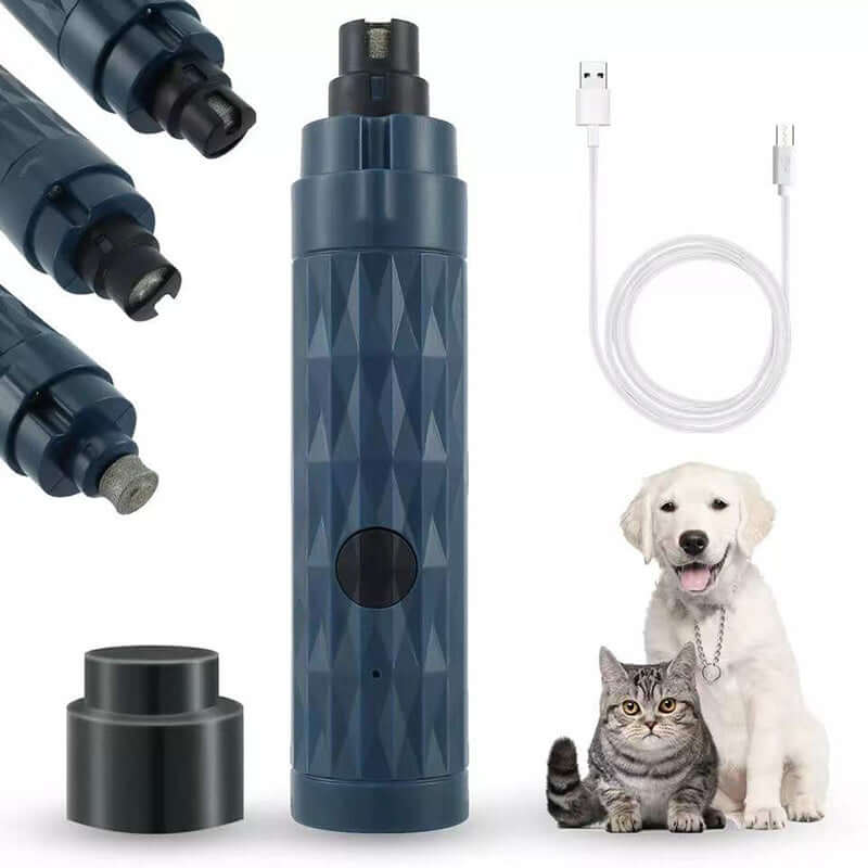 Electric Pet Nail Grinder with Light – Safe & Precise