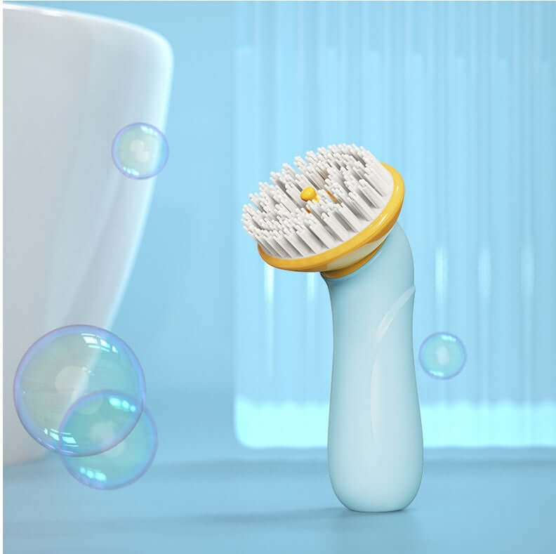 Handheld Pet Bath Brush – Easy Grooming & Deep Cleaning