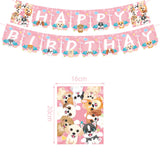 Dog Paw Party Tableware Set – Perfect for Pet Celebrations