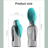 Portable Leakproof 800ml Dog Water Bottle