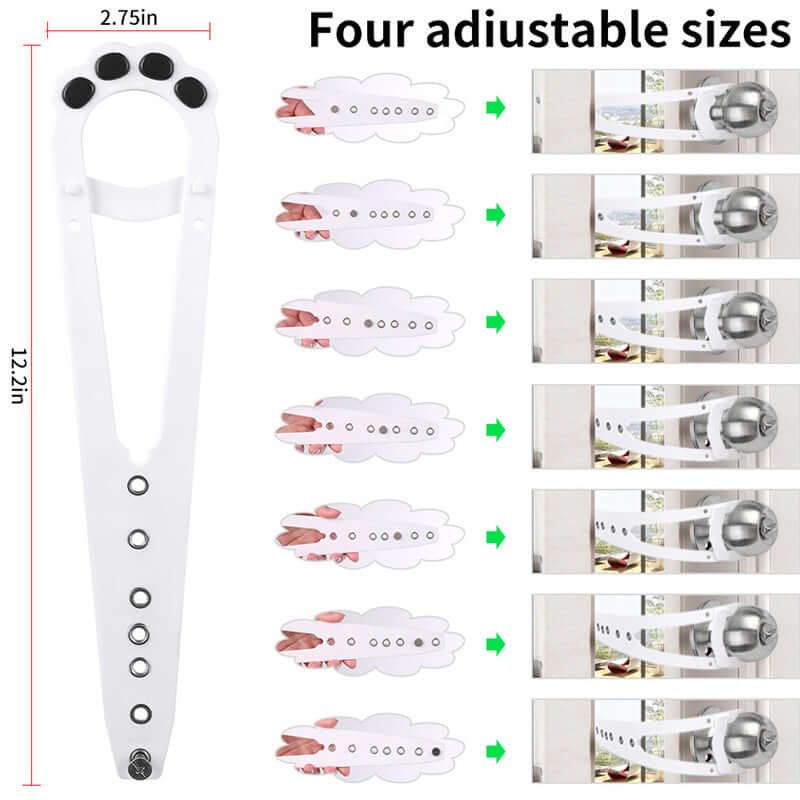 Adjustable Door Latch – Keeps Dogs Out, Easy Access for Cats