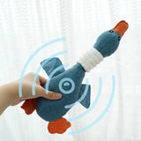 Durable Goose Dog Toy – Squeaky, Bite-Resistant & Teeth-Cleaning
