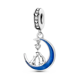 925 Silver Dog Charms: Paw, Bone & Bulldog Beads