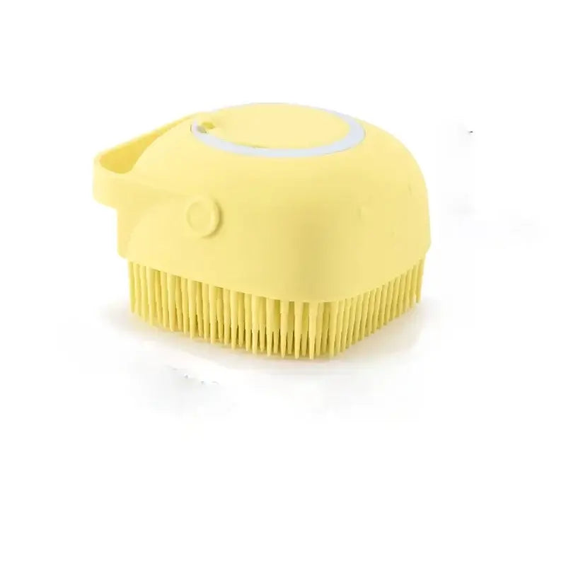 Silicone Pet Bath Brush: Gentle Grooming for Dogs and Cats - Bark Adventure Shop