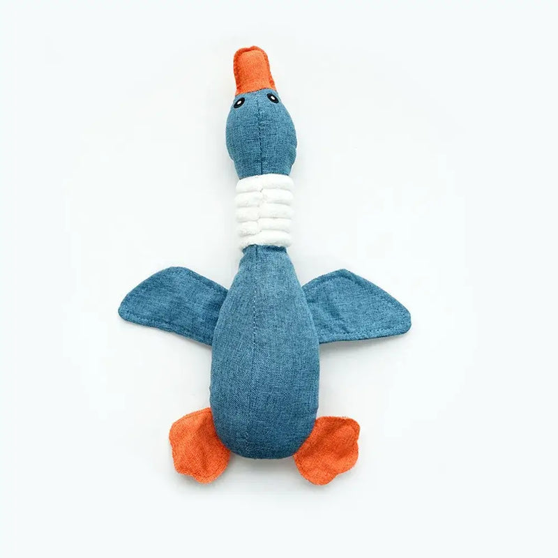 Durable Goose Dog Toy – Squeaky, Bite-Resistant & Teeth-Cleaning
