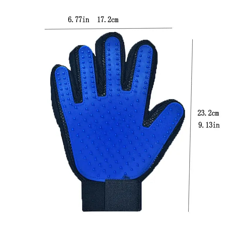 Silicone Pet Hair Removal Gloves – Easy, Mess-Free Grooming!