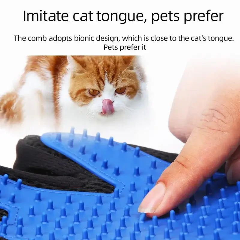 Silicone Pet Hair Removal Gloves – Easy, Mess-Free Grooming!