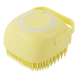 Silicone Pet Bath Brush: Gentle Grooming for Dogs and Cats - Bark Adventure Shop