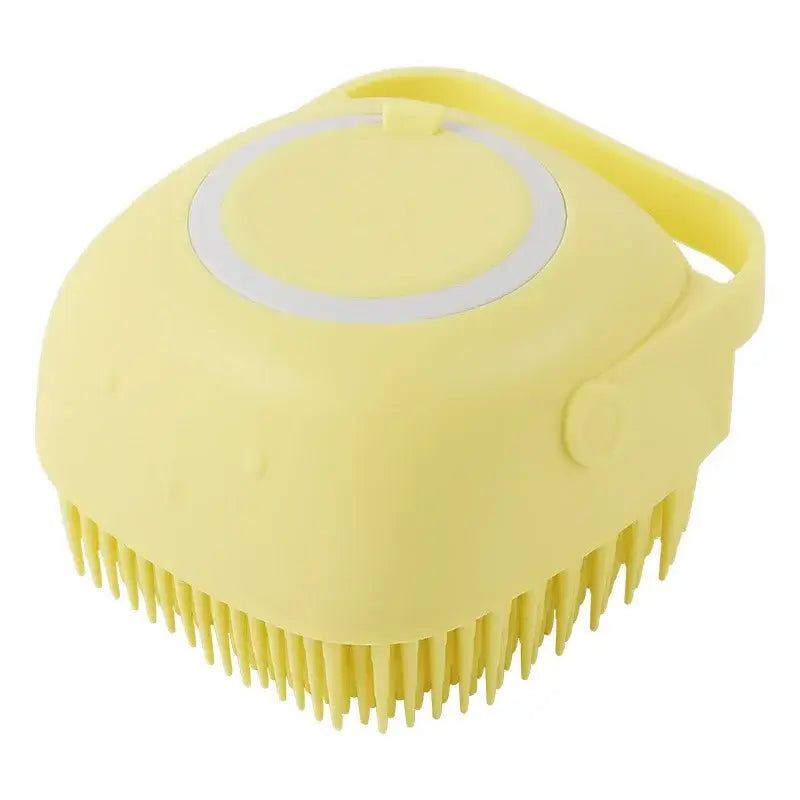 Silicone Pet Bath Brush: Gentle Grooming for Dogs and Cats - Bark Adventure Shop