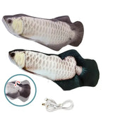 Interactive Floppy Fish Pet Toy – USB Rechargeable & Realistic