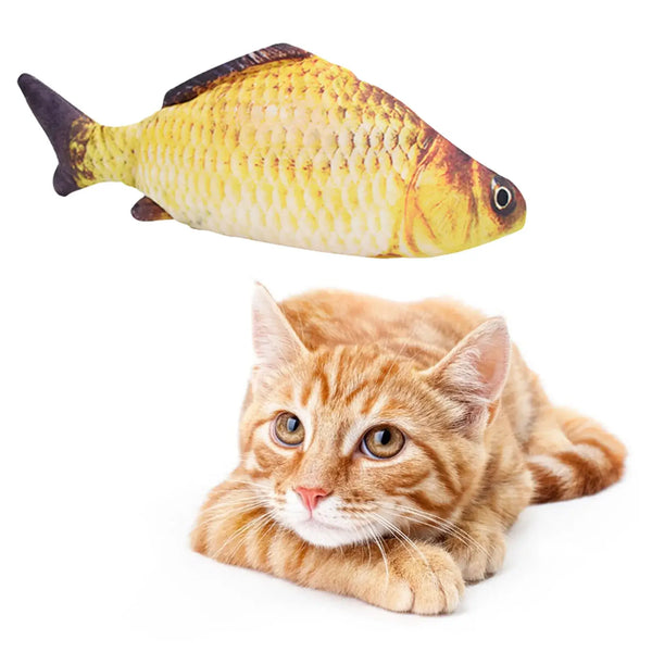 Interactive Floppy Fish Pet Toy – USB Rechargeable & Realistic