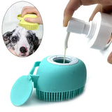 Silicone Pet Bath Brush: Gentle Grooming for Dogs and Cats - Bark Adventure Shop