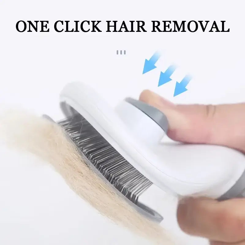 Pet Brush: Grooming & Hair Removal for Dogs & Cats