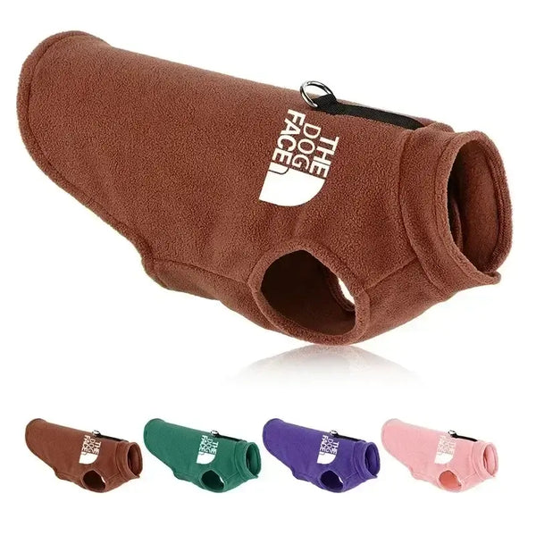 Cozy Fleece Dog Sweater – Stylish Warmth for Chilly Days!