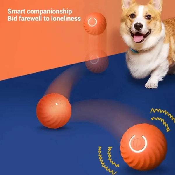 Intelligent dog toy ball automatic electronic interactive training pet toy sports ball rechargeable(including shell replacement） - Bark Adventure Shop