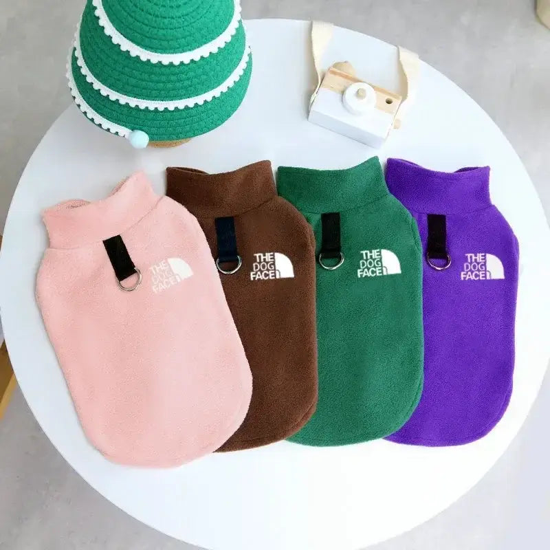 Cozy Fleece Dog Sweater – Stylish Warmth for Chilly Days!