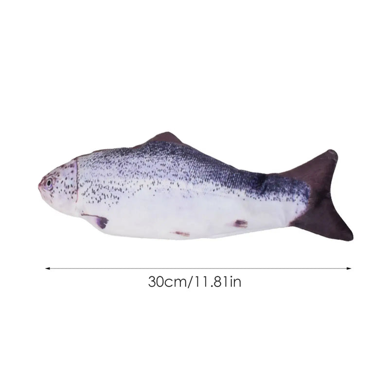 Interactive Floppy Fish Pet Toy – USB Rechargeable & Realistic