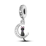 925 Silver Dog Charms: Paw, Bone & Bulldog Beads