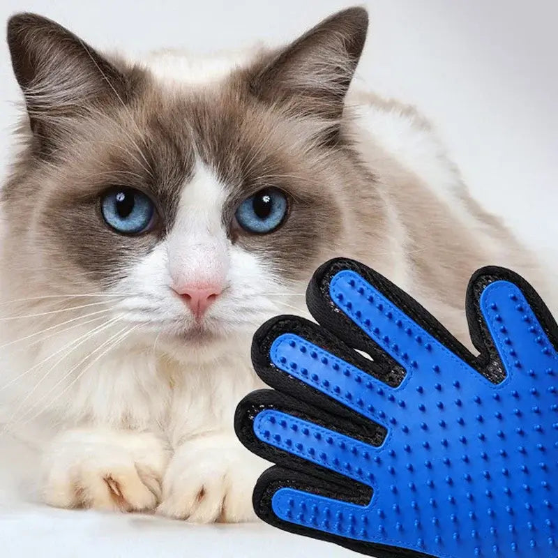 Silicone Pet Hair Removal Gloves – Easy, Mess-Free Grooming!