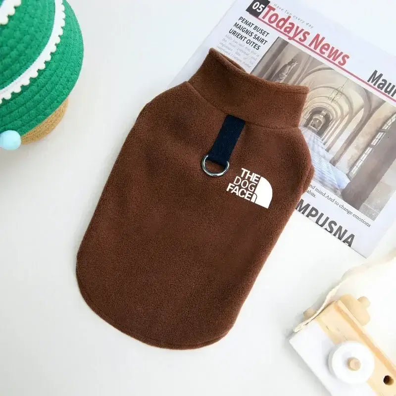 Cozy Fleece Dog Sweater – Stylish Warmth for Chilly Days!