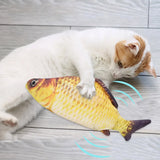 Interactive Floppy Fish Pet Toy – USB Rechargeable & Realistic