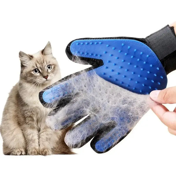 Silicone Pet Hair Removal Gloves – Easy, Mess-Free Grooming!