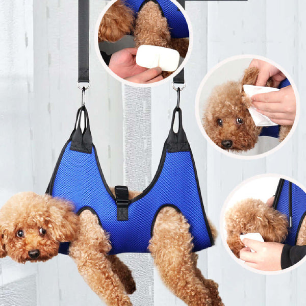 Pet Grooming Hammock – Stress-Free Nail Trimming Made Easy!