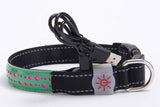 LED Engraved Leather Dog Collar – Stylish & Safe at Night
