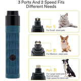 Electric Pet Nail Grinder with Light – Safe & Precise