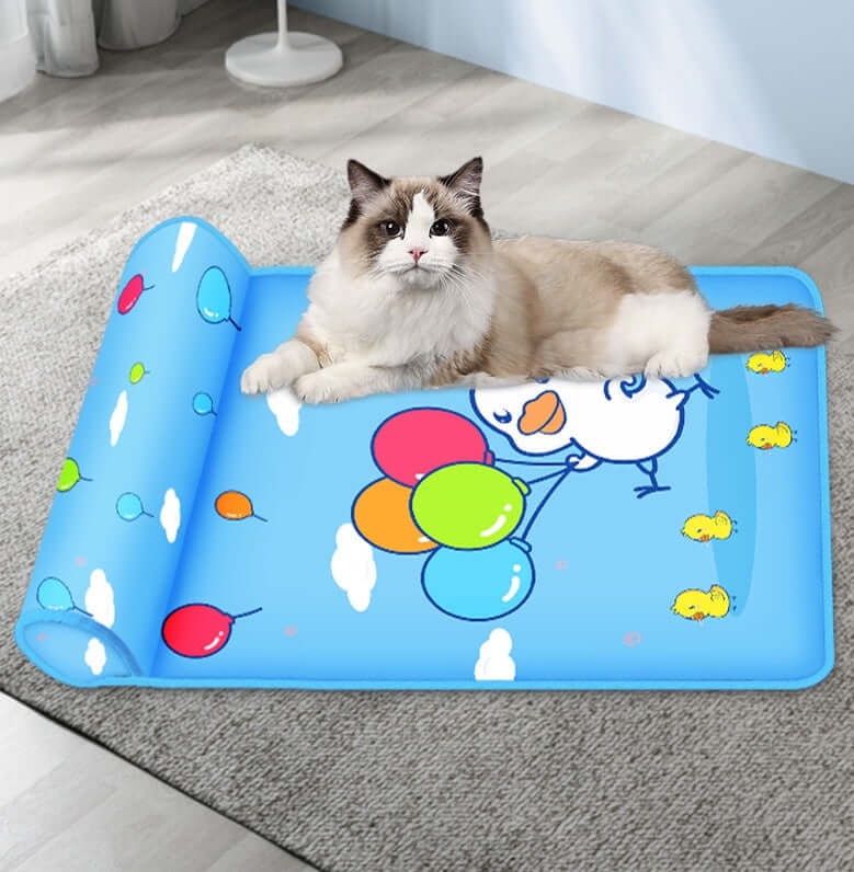 Summer Cooling Pet Mat – Breathable, Washable & Comfortable
