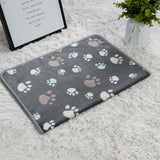 Soft Paw Print Fleece Blanket – Cozy Comfort for Pets!
